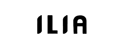 ILIA 電子煙官方橫式 LOGO，黑白簡約設計，台灣現貨商城正品保障。